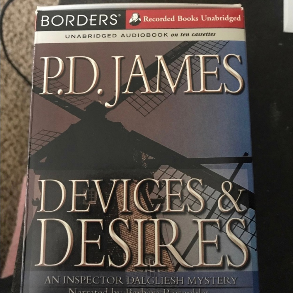 Old Audio Book on 10 Cassettes P.D. James